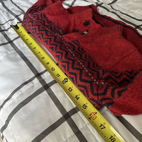 Osh Kosh Sweater Kids Sz 8 Red Holiday Christmas Outwear - Picture 4 of 7